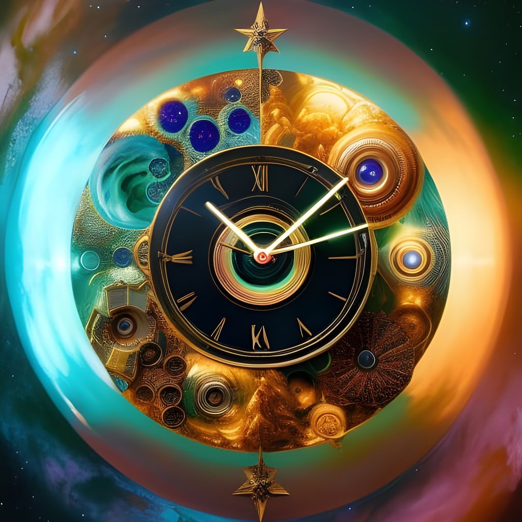 Poseidon’s clock - AI Generated Artwork - NightCafe Creator