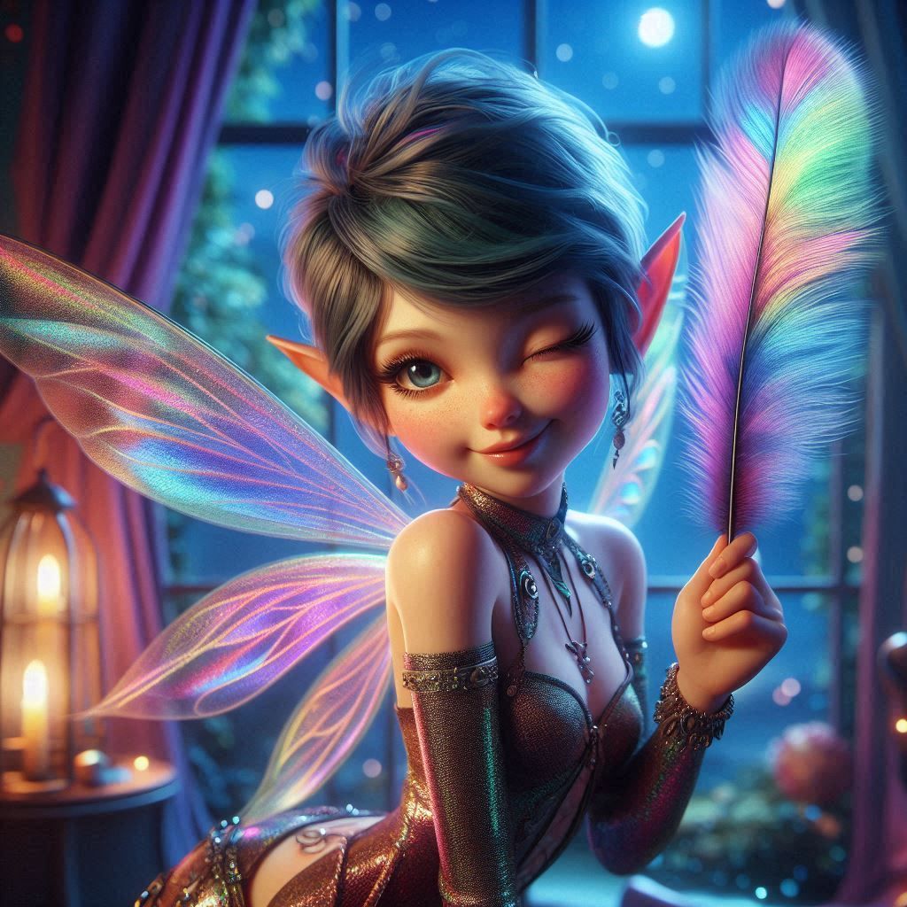 Mischievous Fairy loves Tickling