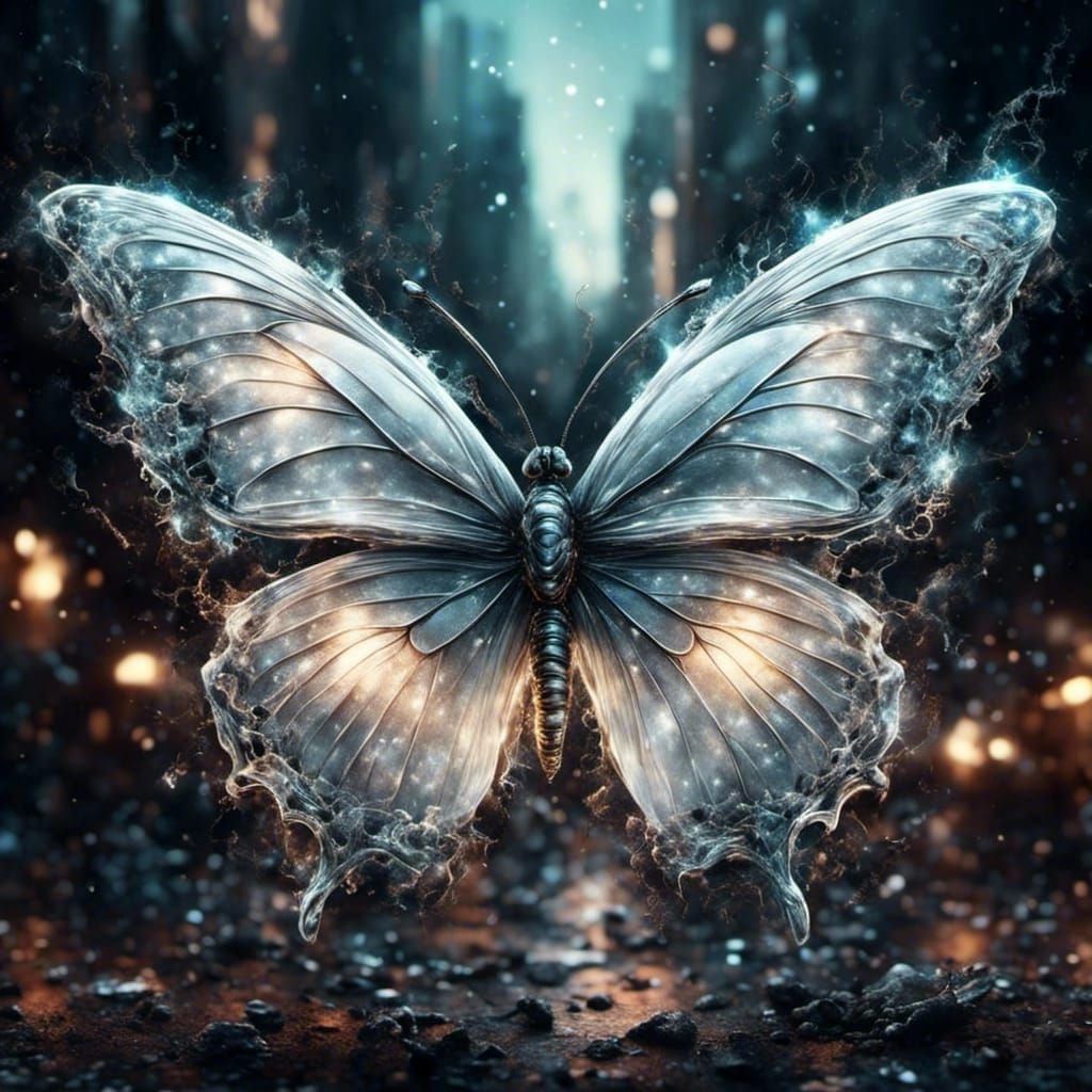 Ghost of a butterfly  by @Noquelle