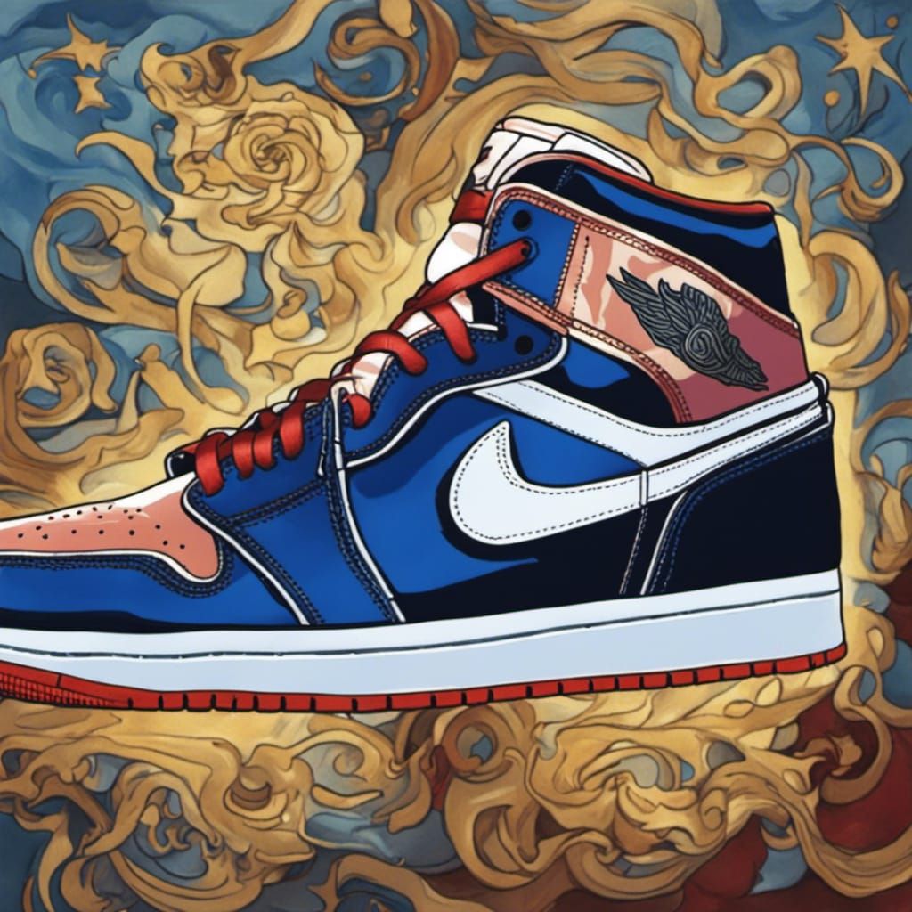 Nike Air Jordan Shoe Art - AI Generated Artwork - NightCafe Creator