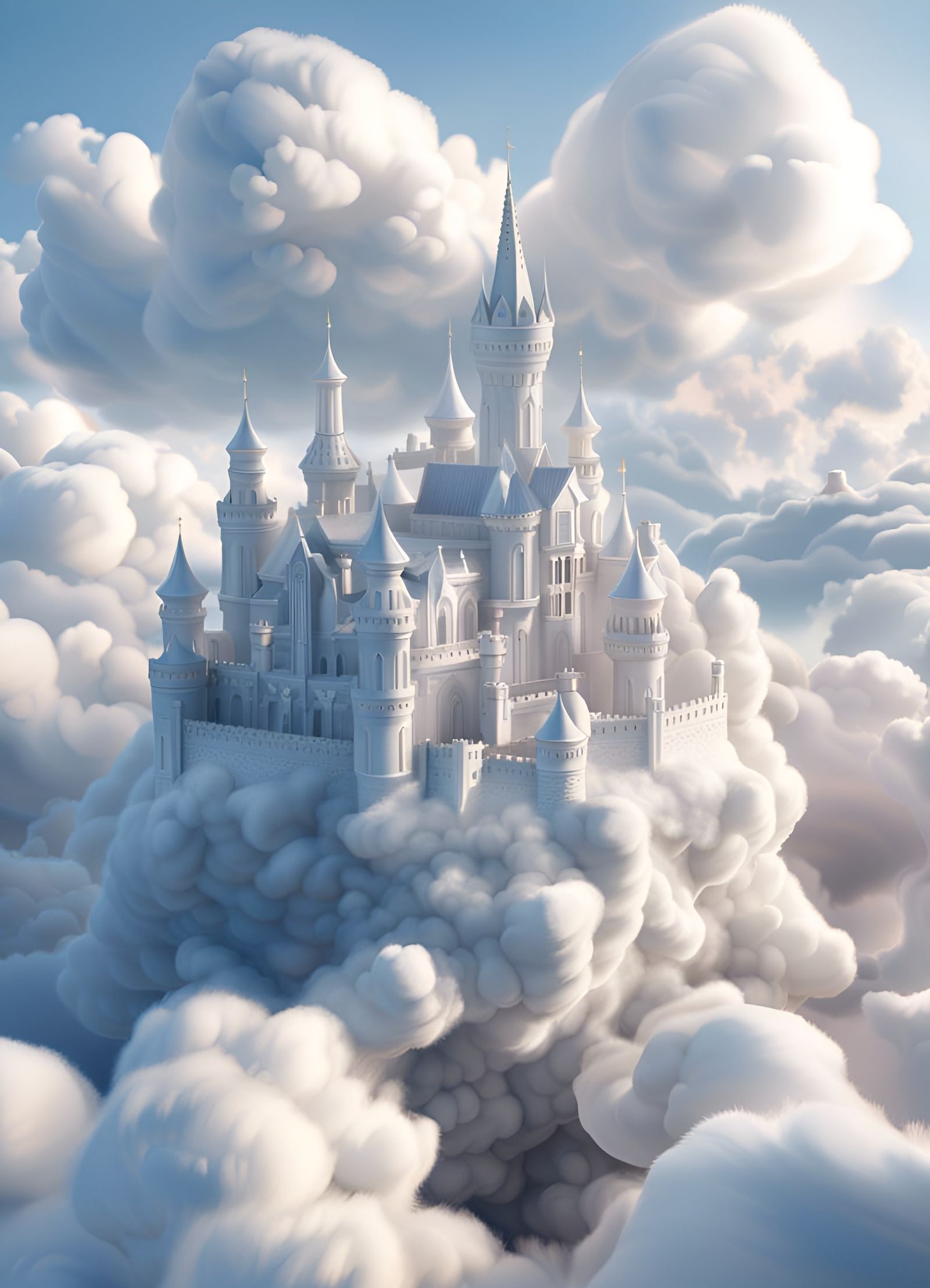 Cloudy castle   by @Lucy