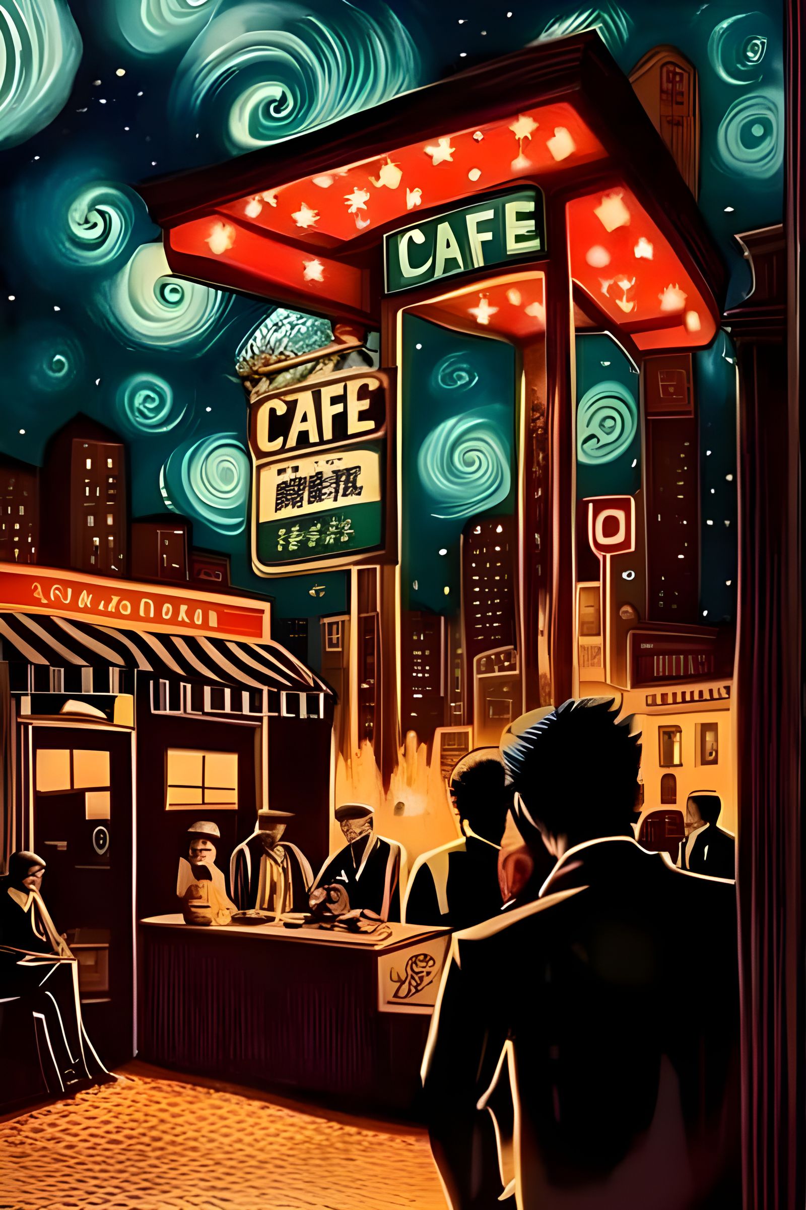 Nightcap with the Band  by @Quiet Volcano