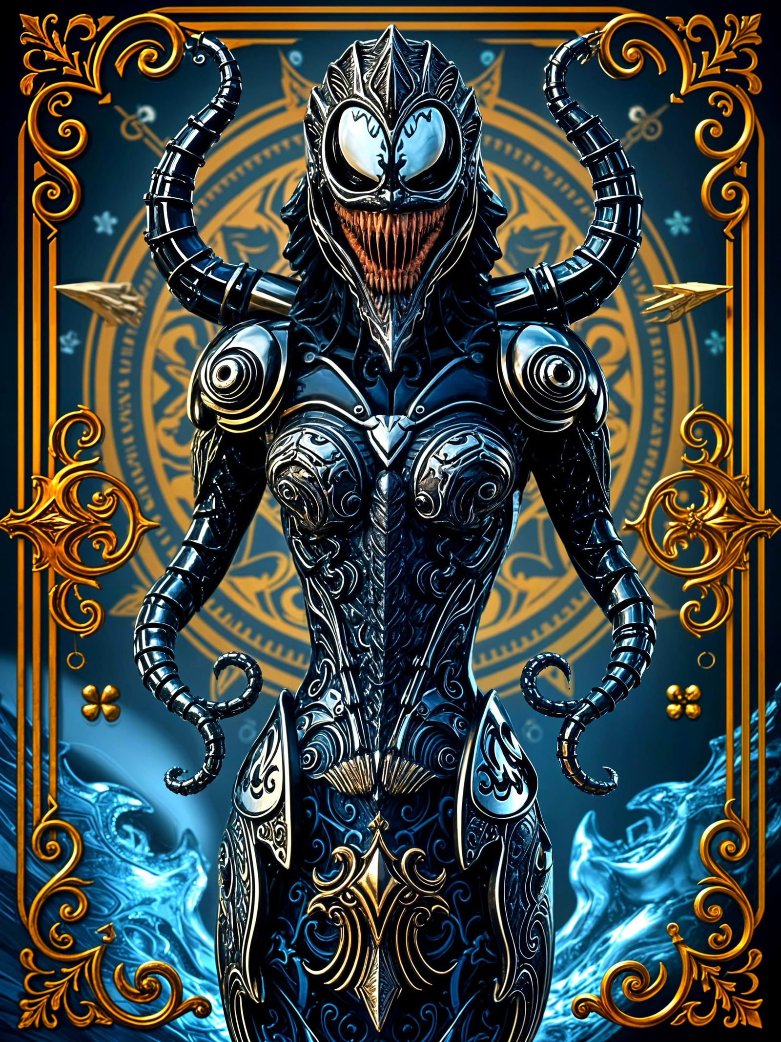 Queen Venom Card