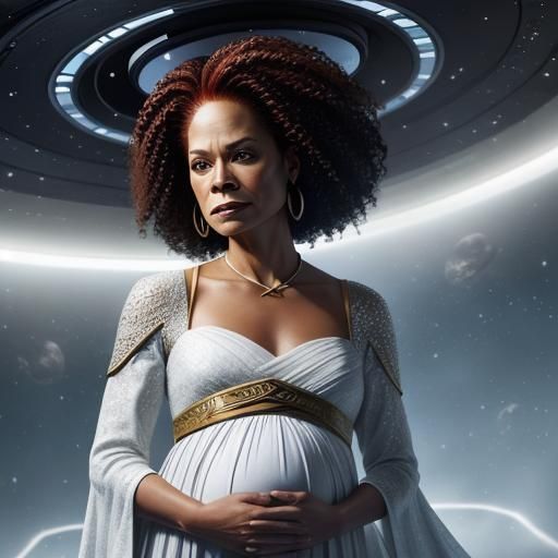 B'Elanna Torres (Roxann Dawson) Pregnancy - AI Generated Artwork ...