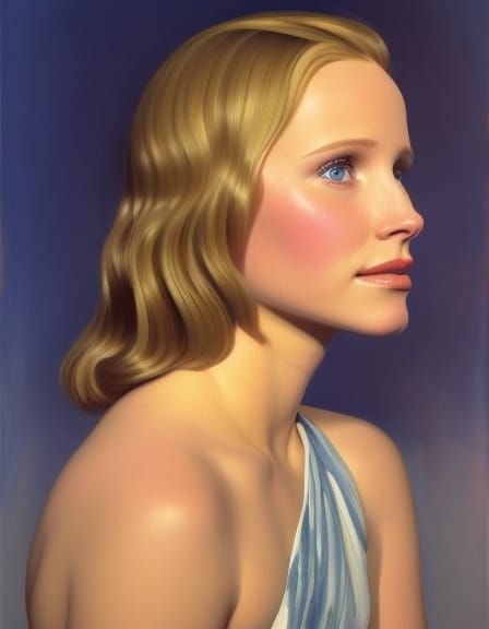 Kristen Bell - AI Generated Artwork - NightCafe Creator