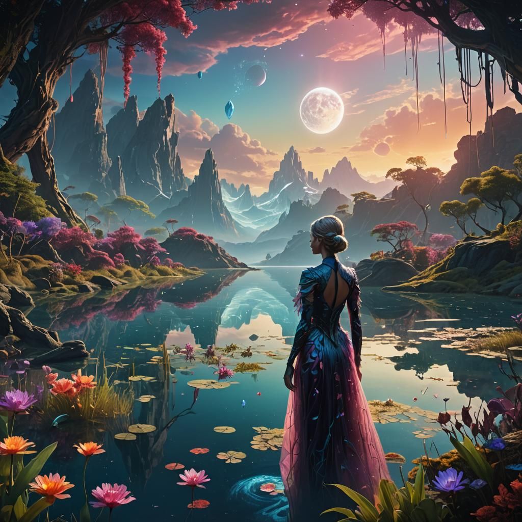 The woman in the dreams  by @David