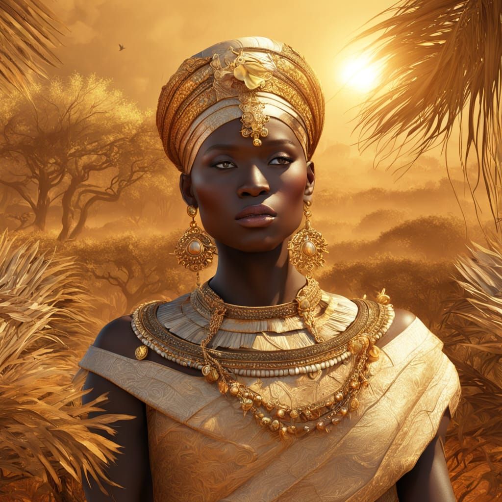 eine afrikanische prinzessin  by @The miner
