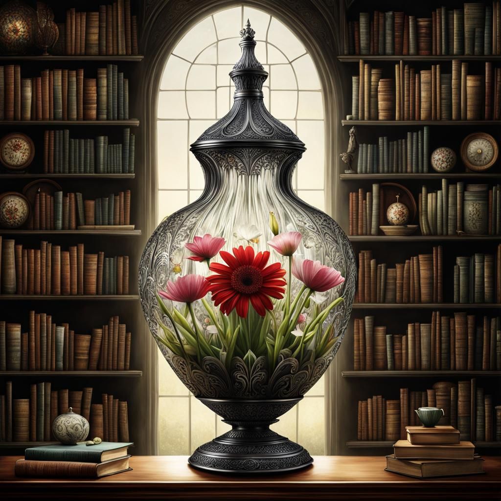 Flower Vase  by @RubyKane