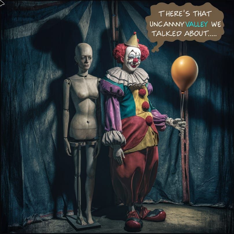 there's that uncanny valley we talked about