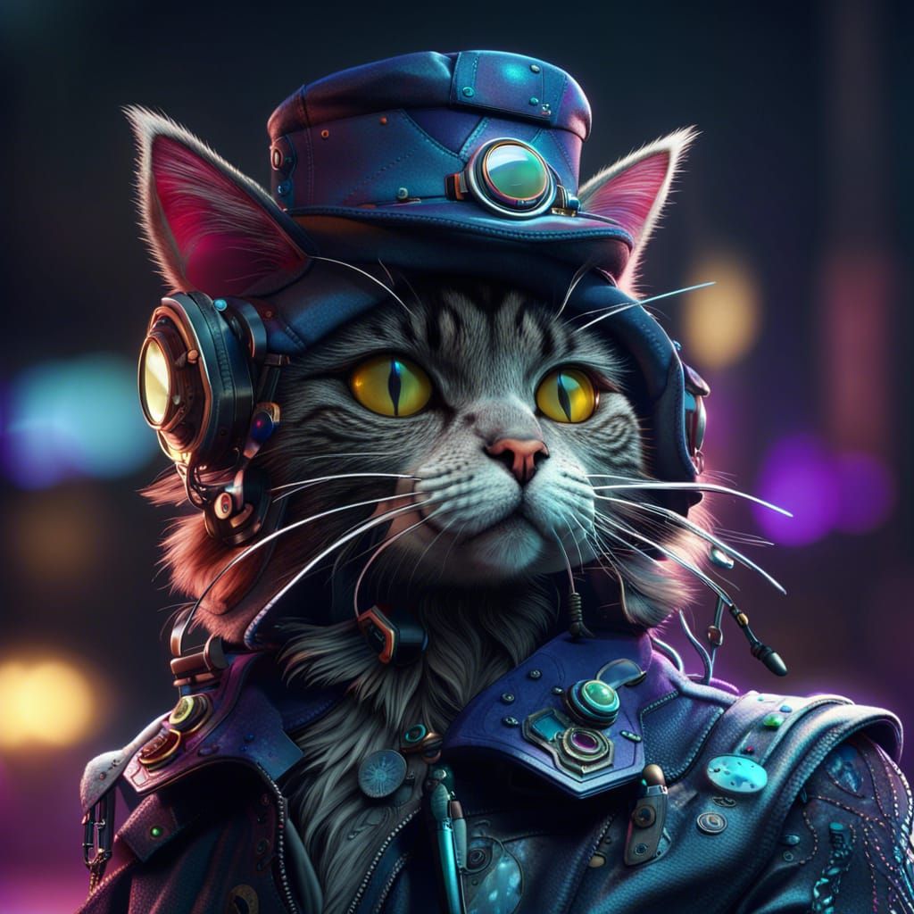 Cyberpunk Cat