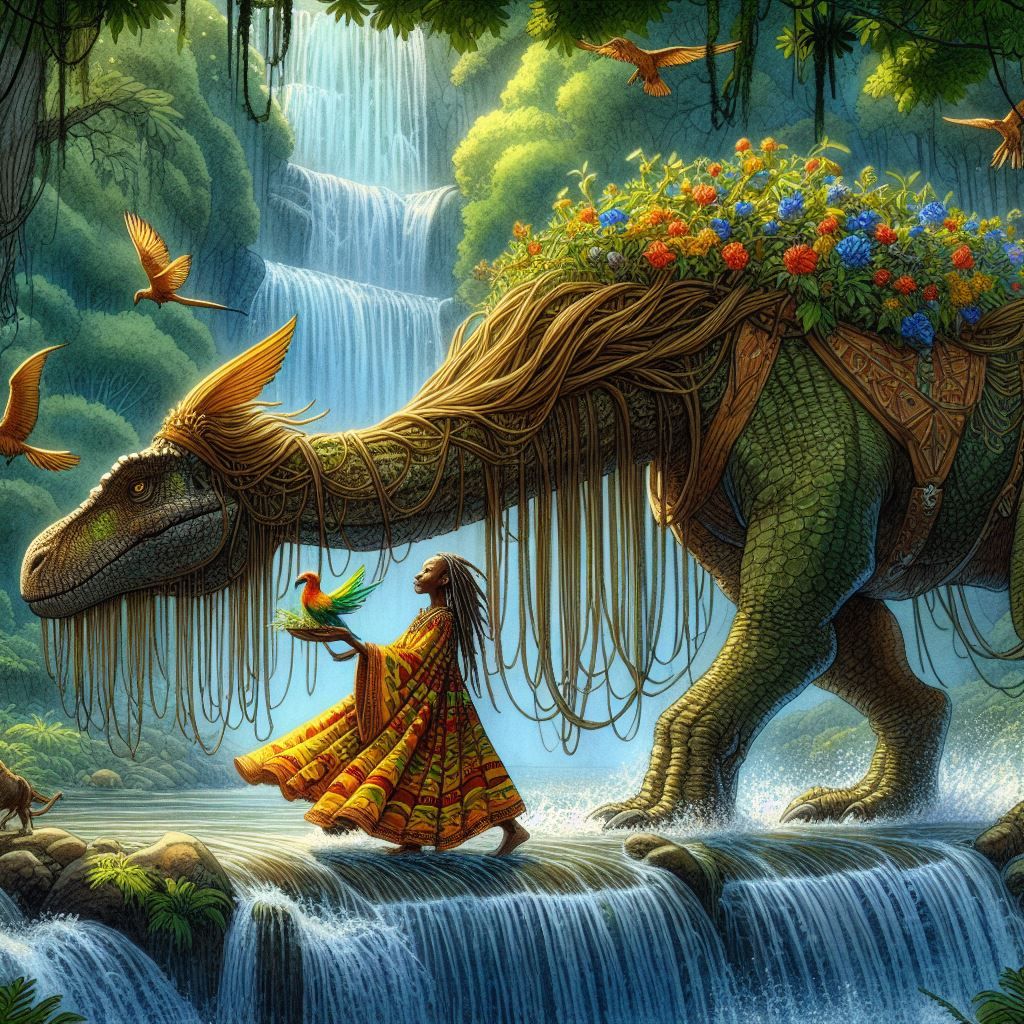 "Let's go, we'll be late" 🦕💐💧  by @WynSongByrd