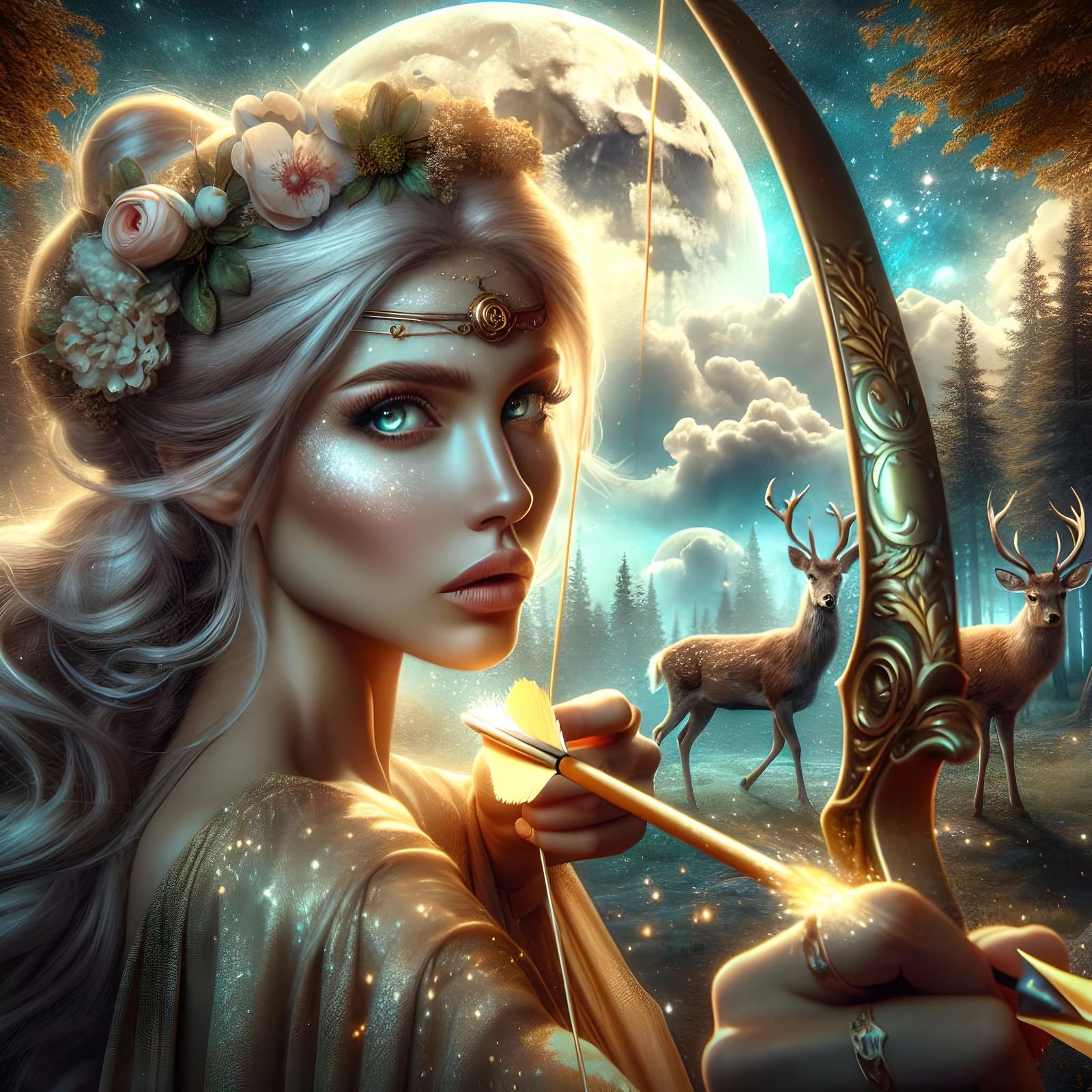 Artemis Magic Archer  by @Kesh Kameer