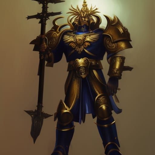 emperor holding a sledgehammer