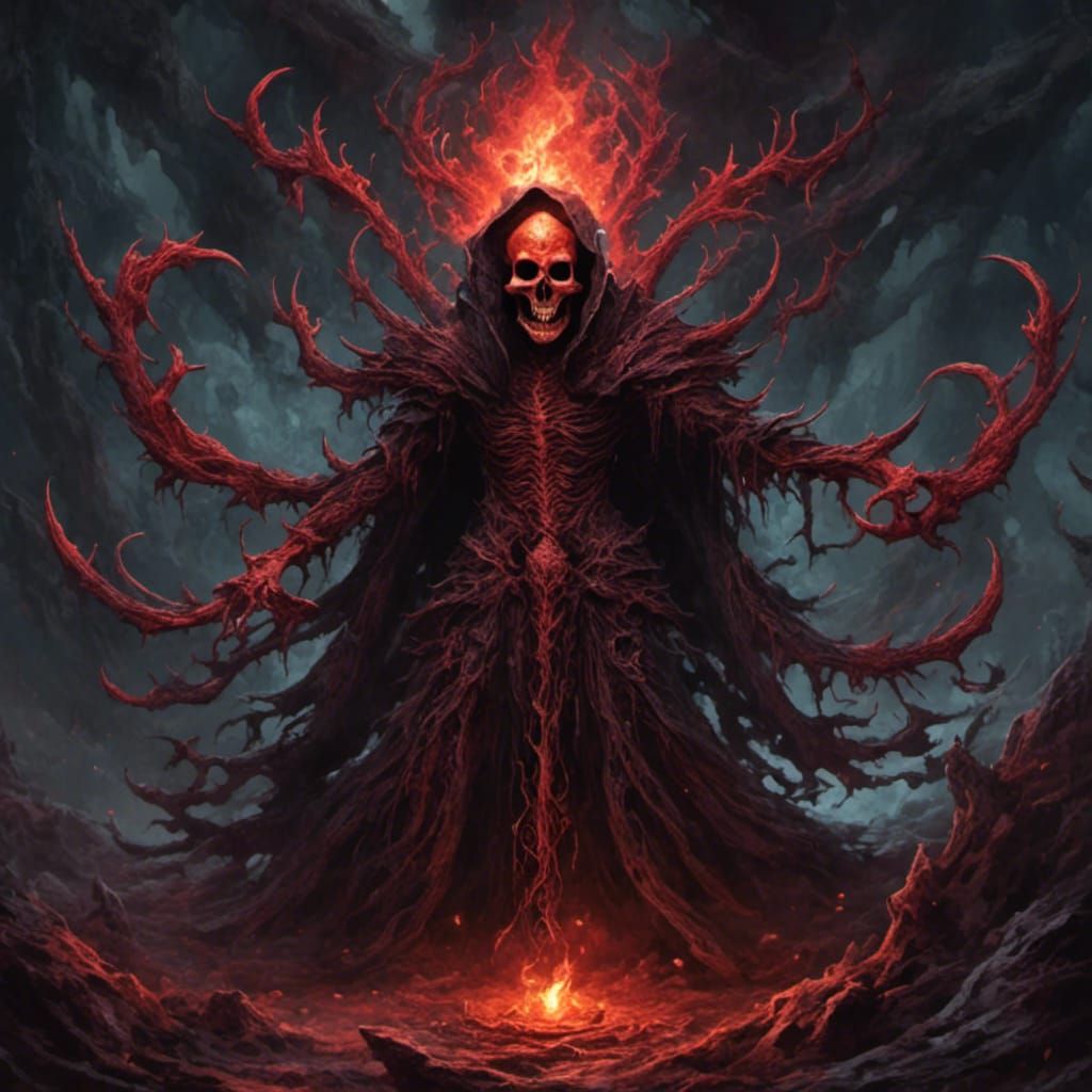 The Necromancer <lora:Cursed:1.0> 