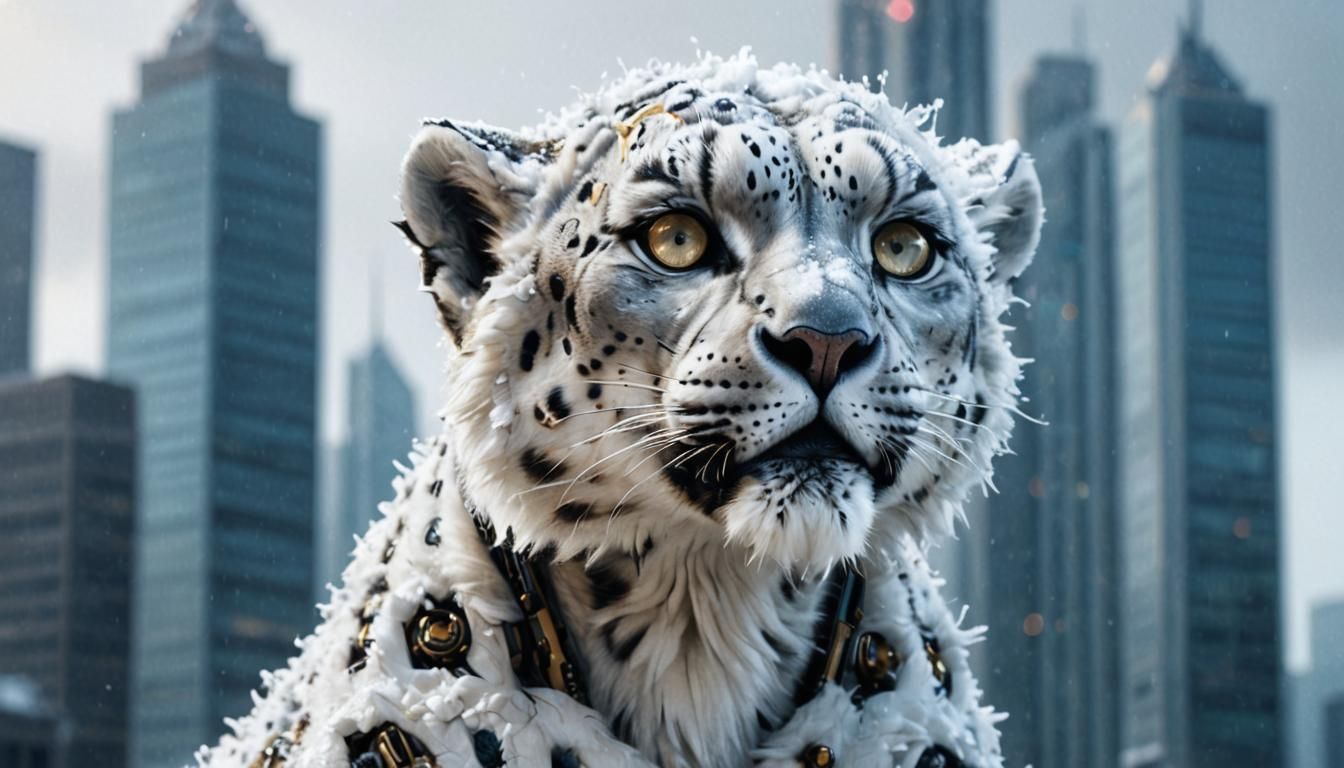 Snow leopard Cyborg