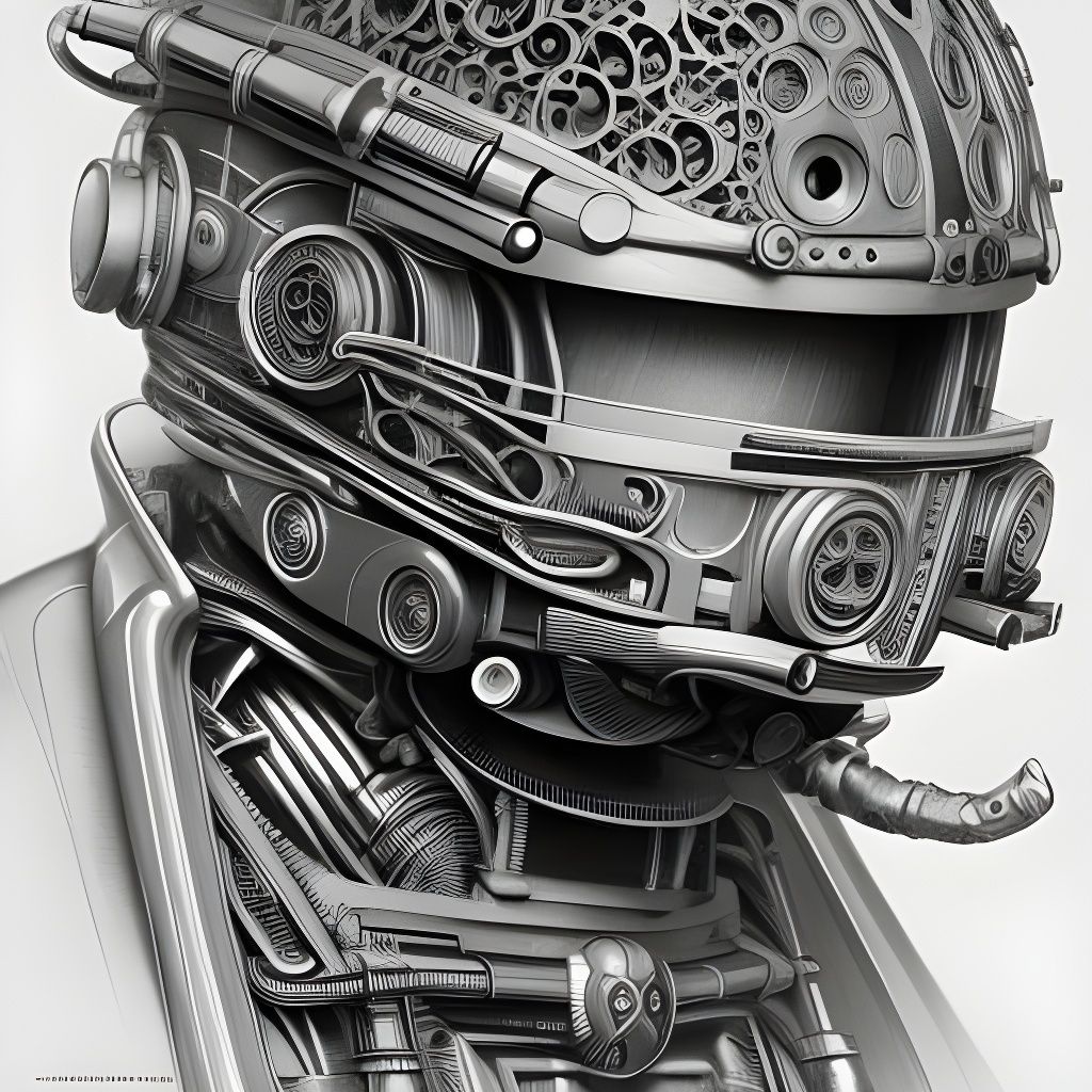 Retro Futuristic Robot   by @David Gotet