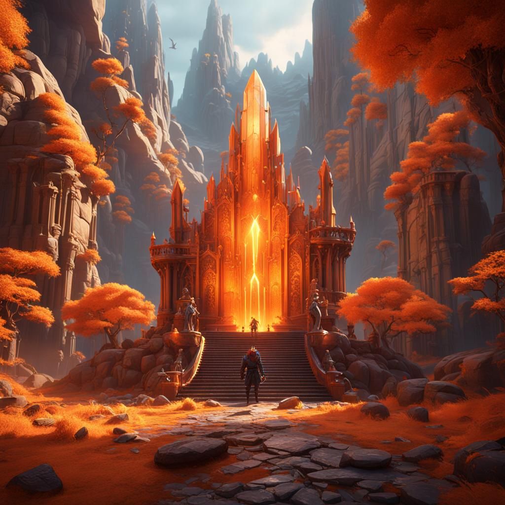 the orange crystal of power and ambition