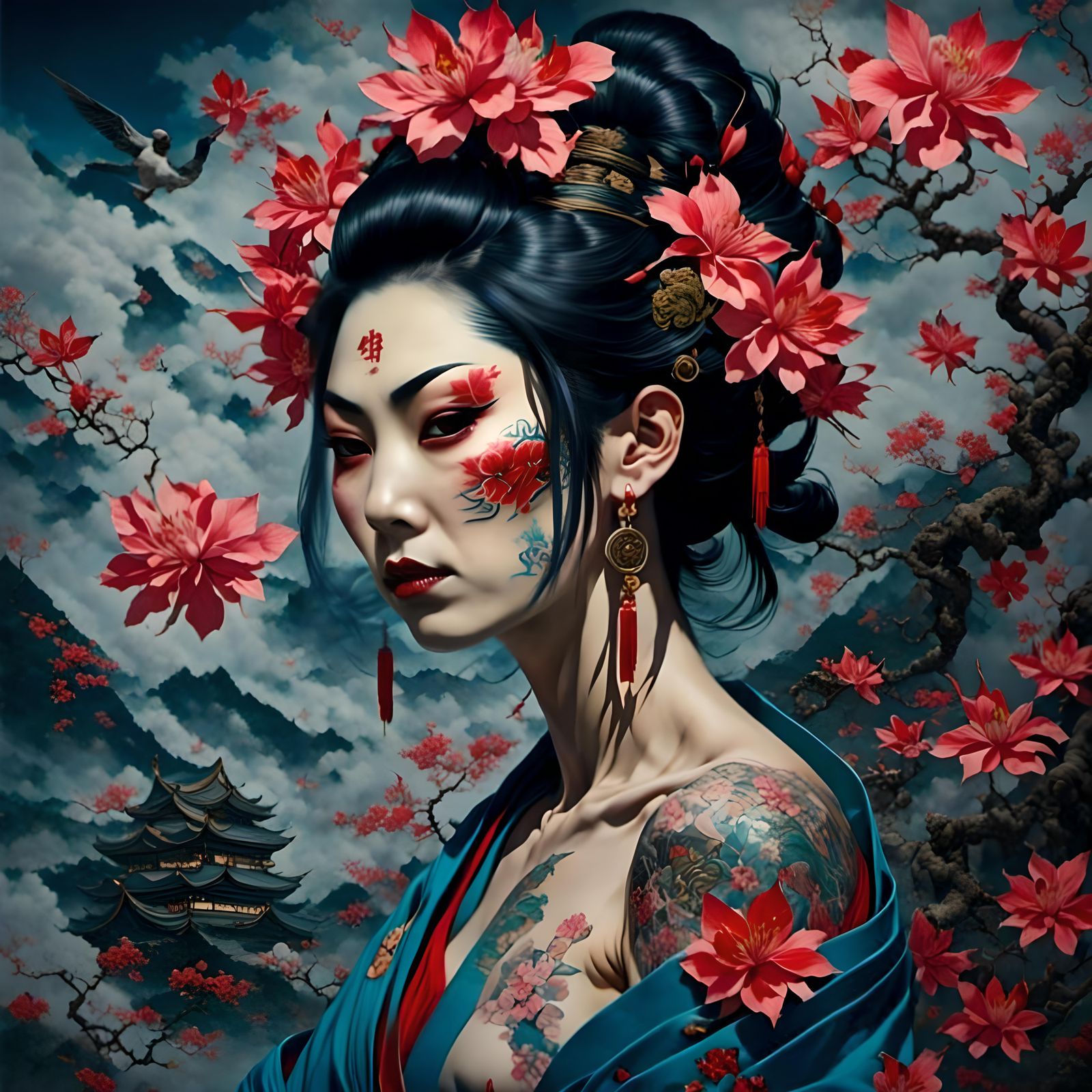 Yakuza wives traditional tattoos