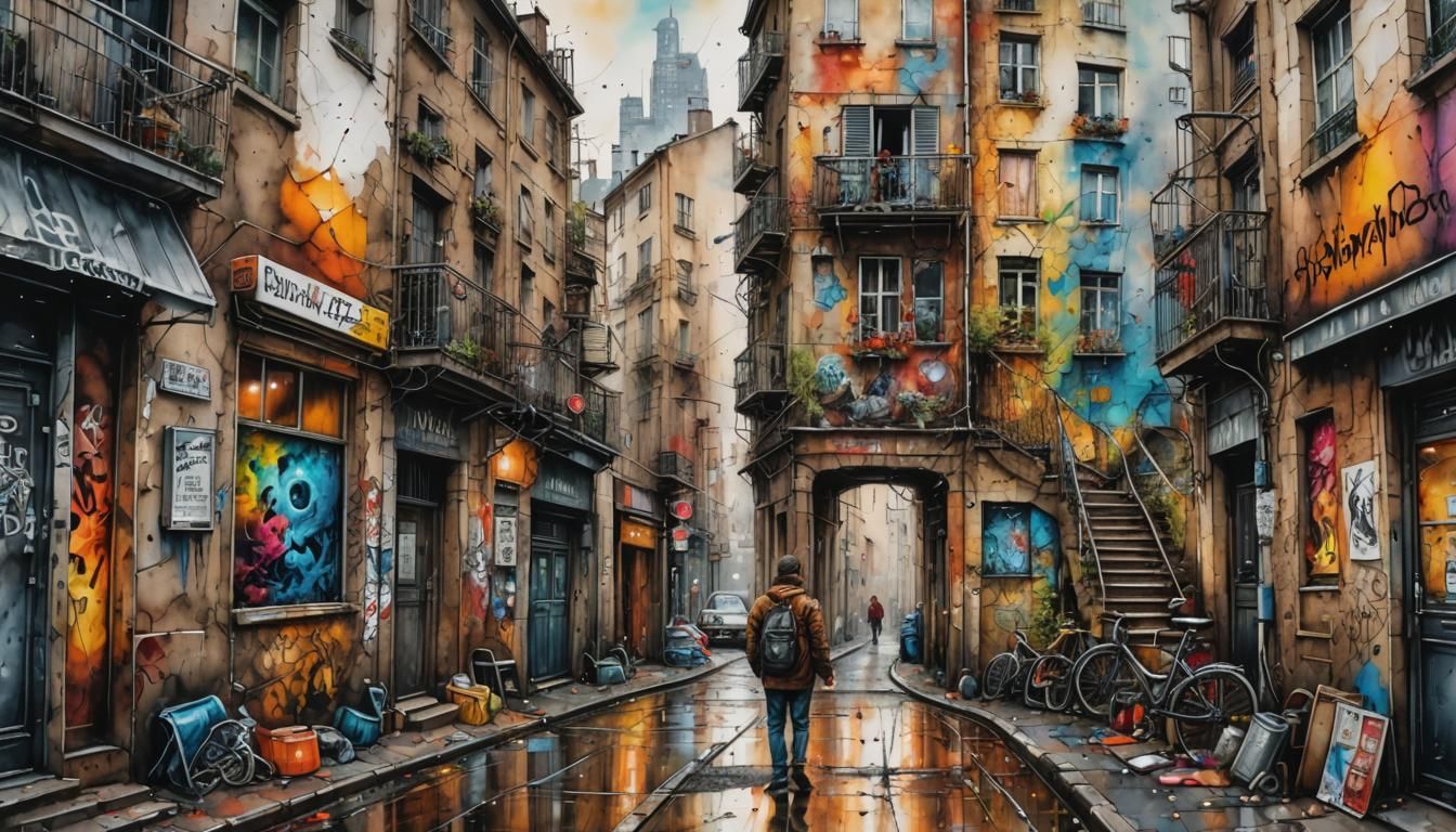 Street Art  by @TwistedHalo