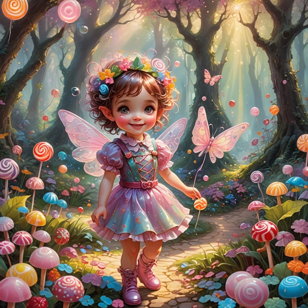 Candy in Candyland - AI Generated Artwork - NightCafe Creator