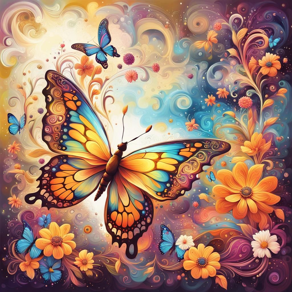 Butterfly - AI Generated Artwork - NightCafe Creator