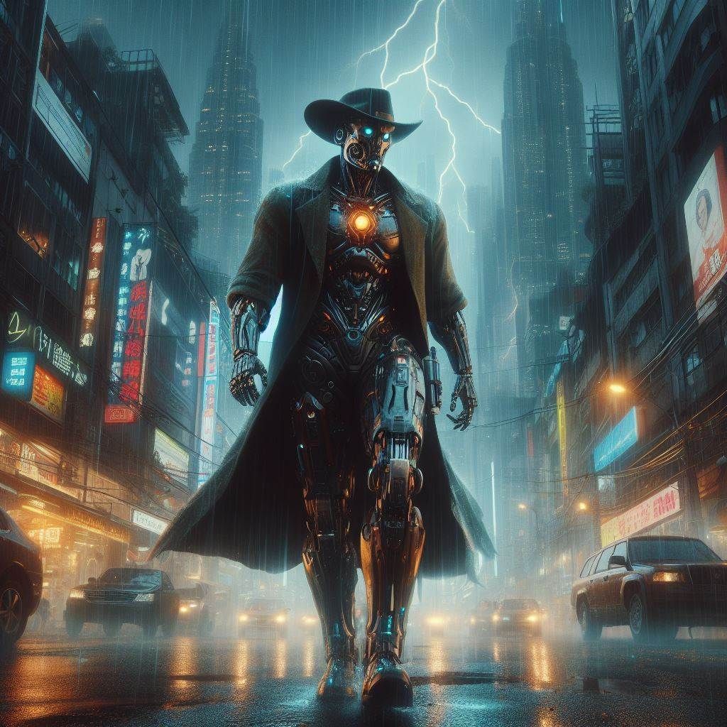 Cyberpunk Cowboy (DALL-E 3 Edition)