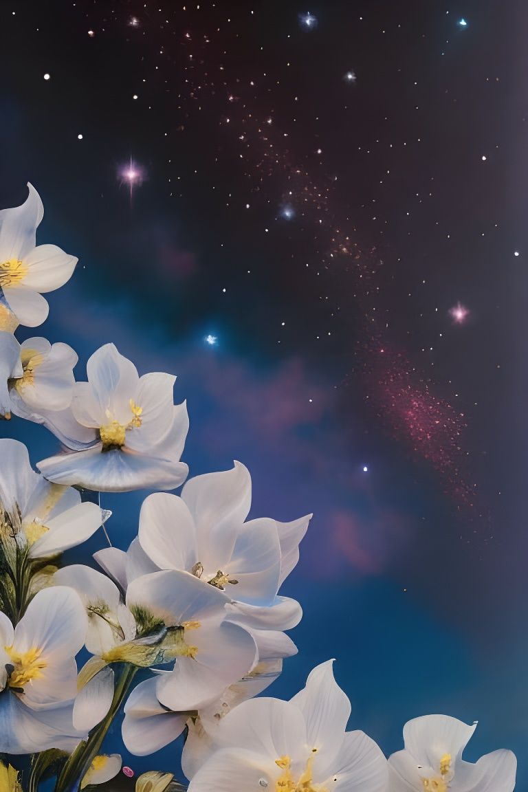 Looking up at the Stars through the Catalpa Tree