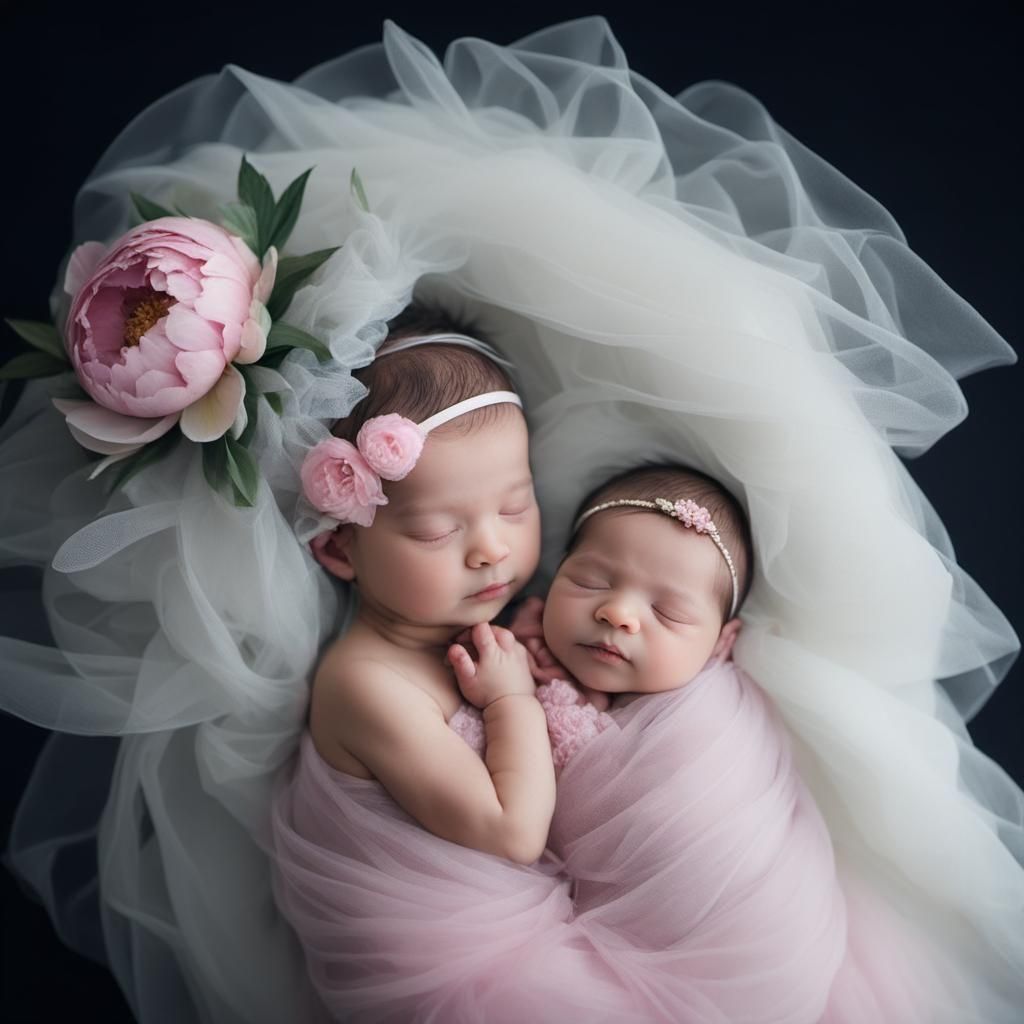 Sleeping in the tulle