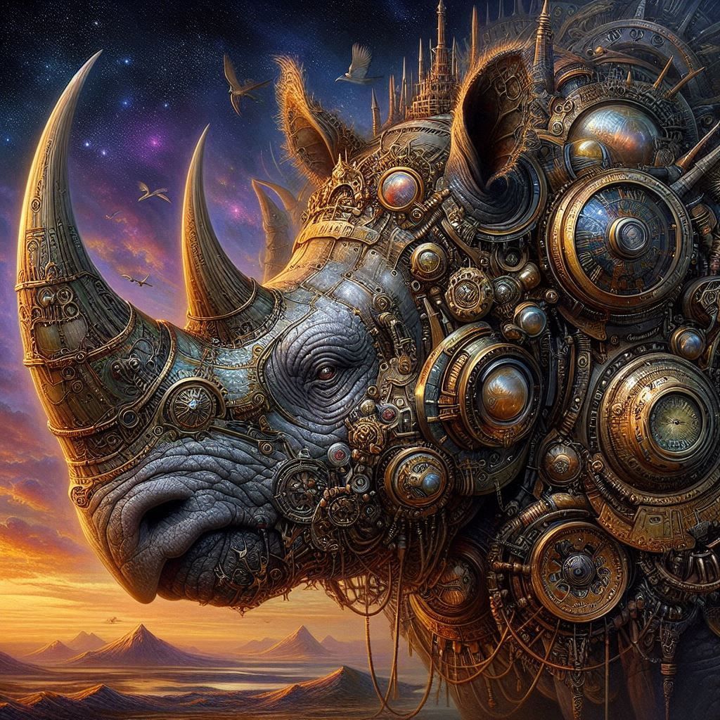 CLOCKPUNK RHINOCEROS 4