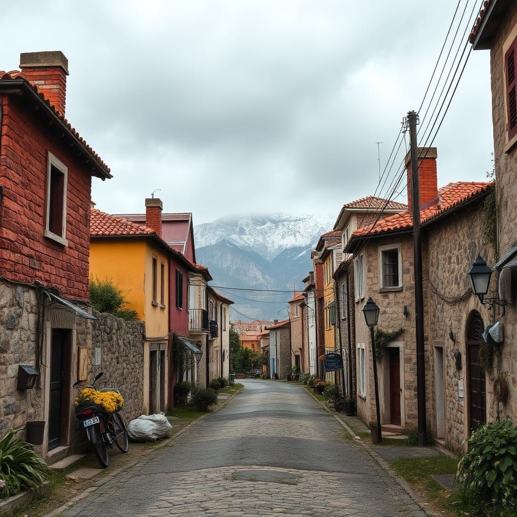 A walk through the village  by @Carol B