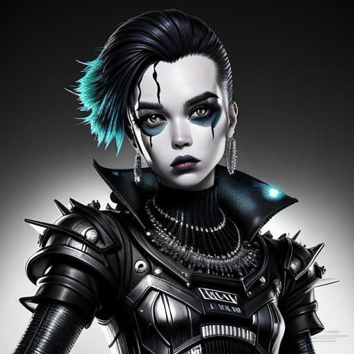 Glistening Dystopian Glamour in SkaPunk Style