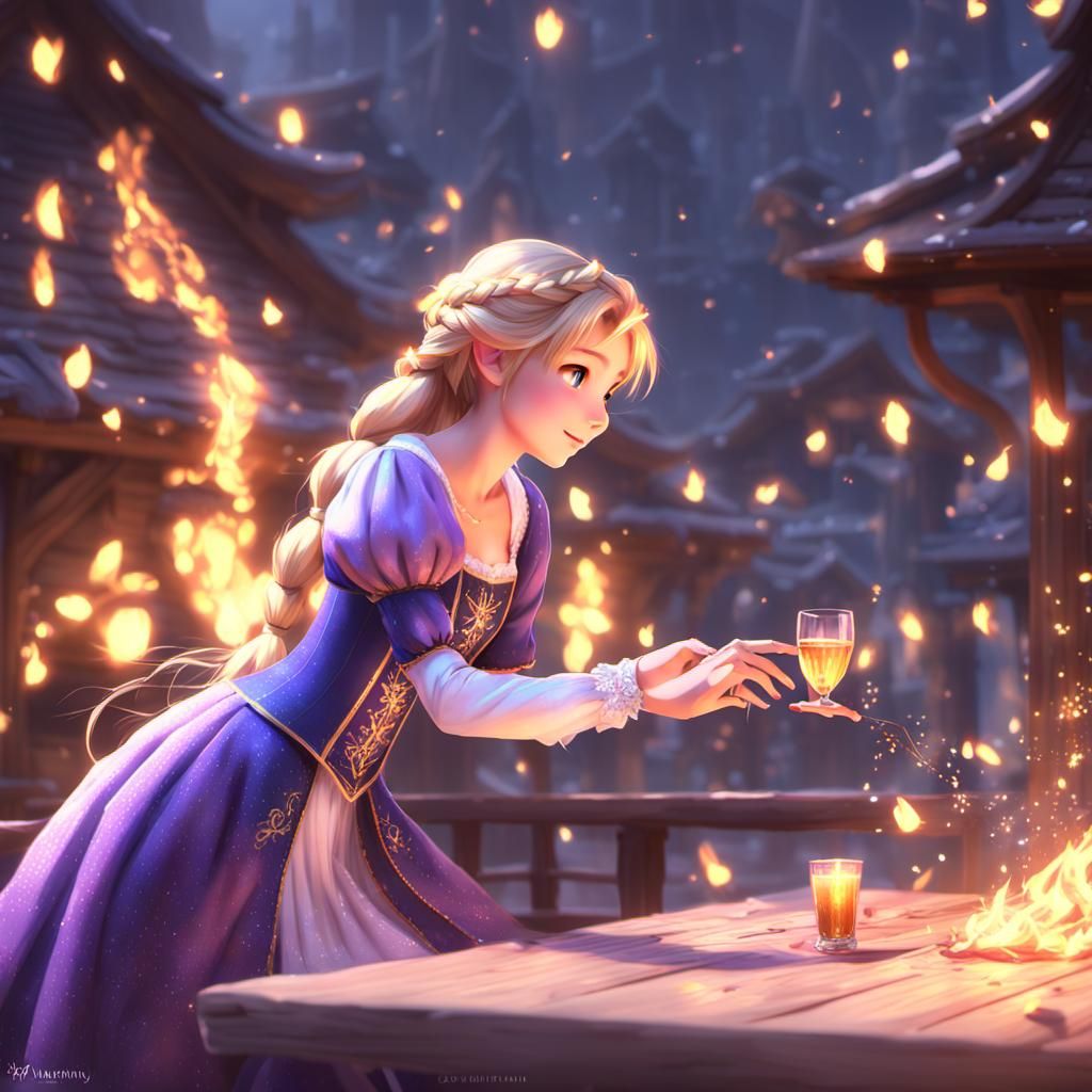 Tangled, like Rapunzel