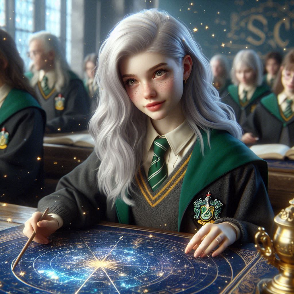 Cute Slytherin student
