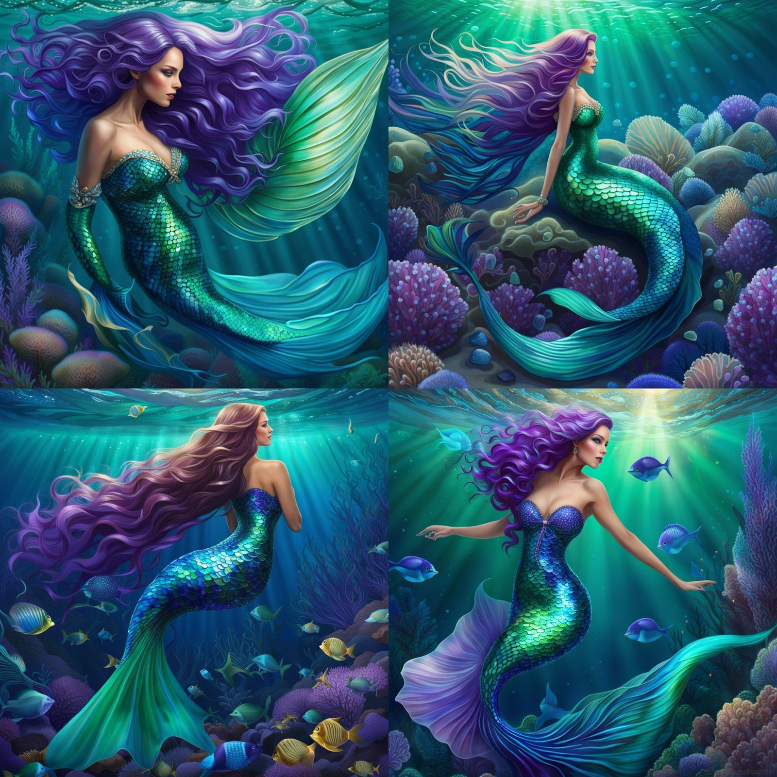 Mermaids Ai Generated Artwork Nightcafe Creator