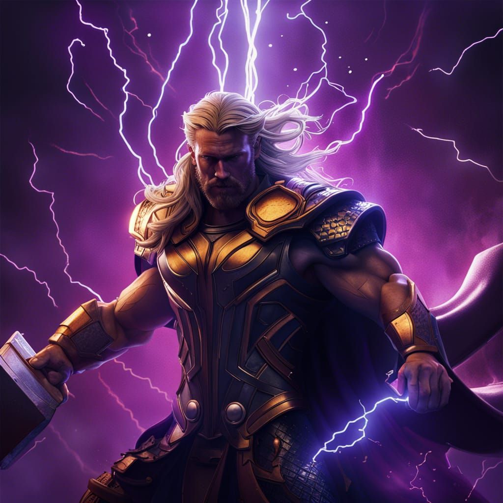 Superpower strength Thor  by @DarkGentlemanHellishCrusade