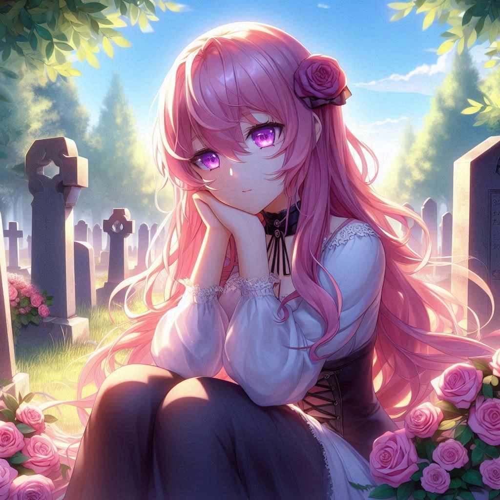 Peony in her favorite place