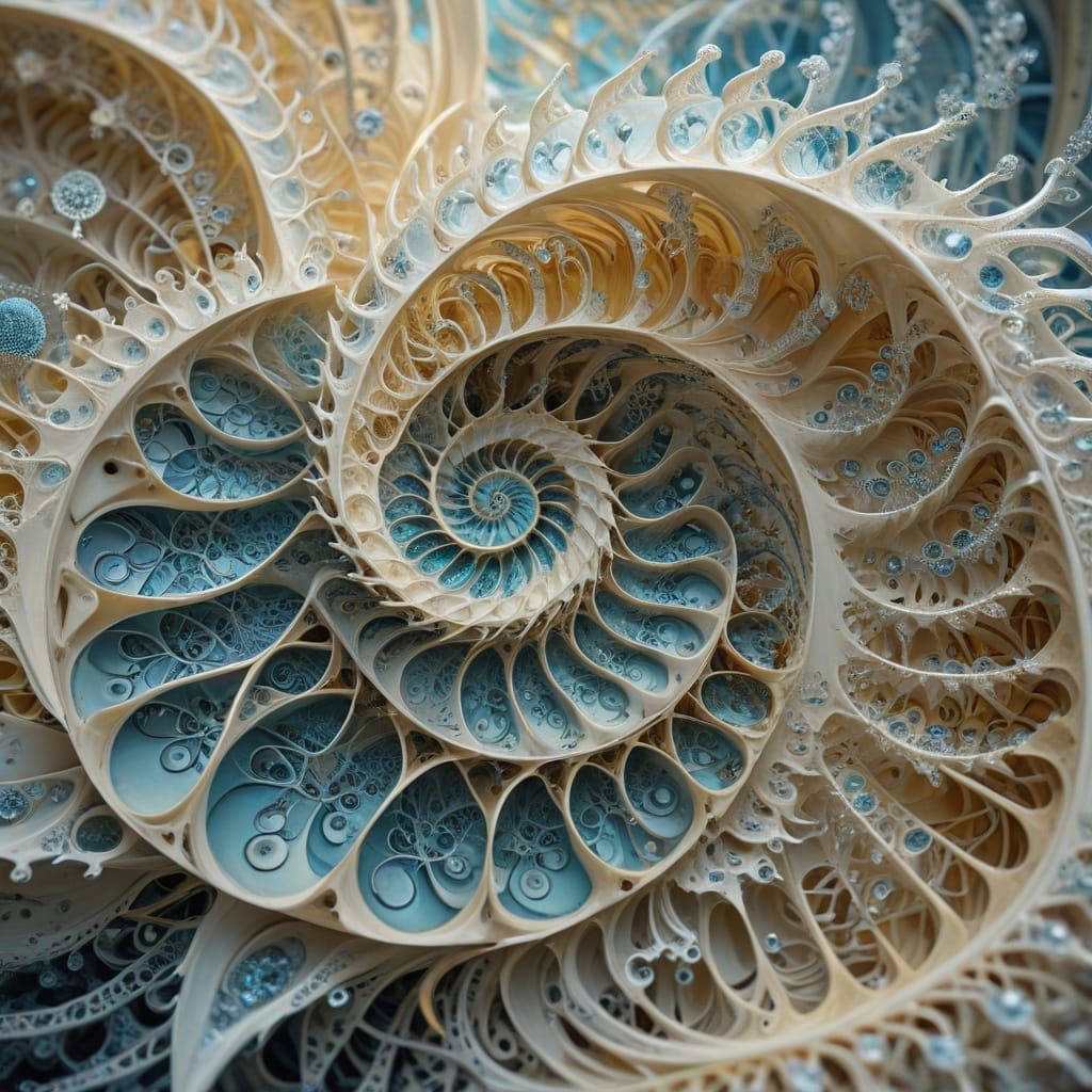 Fractals in Nature  by @Tribu