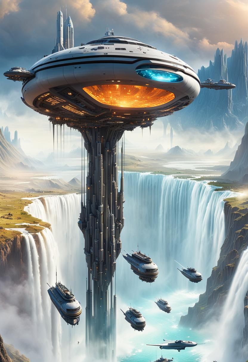 A Water-Mining Outpost
