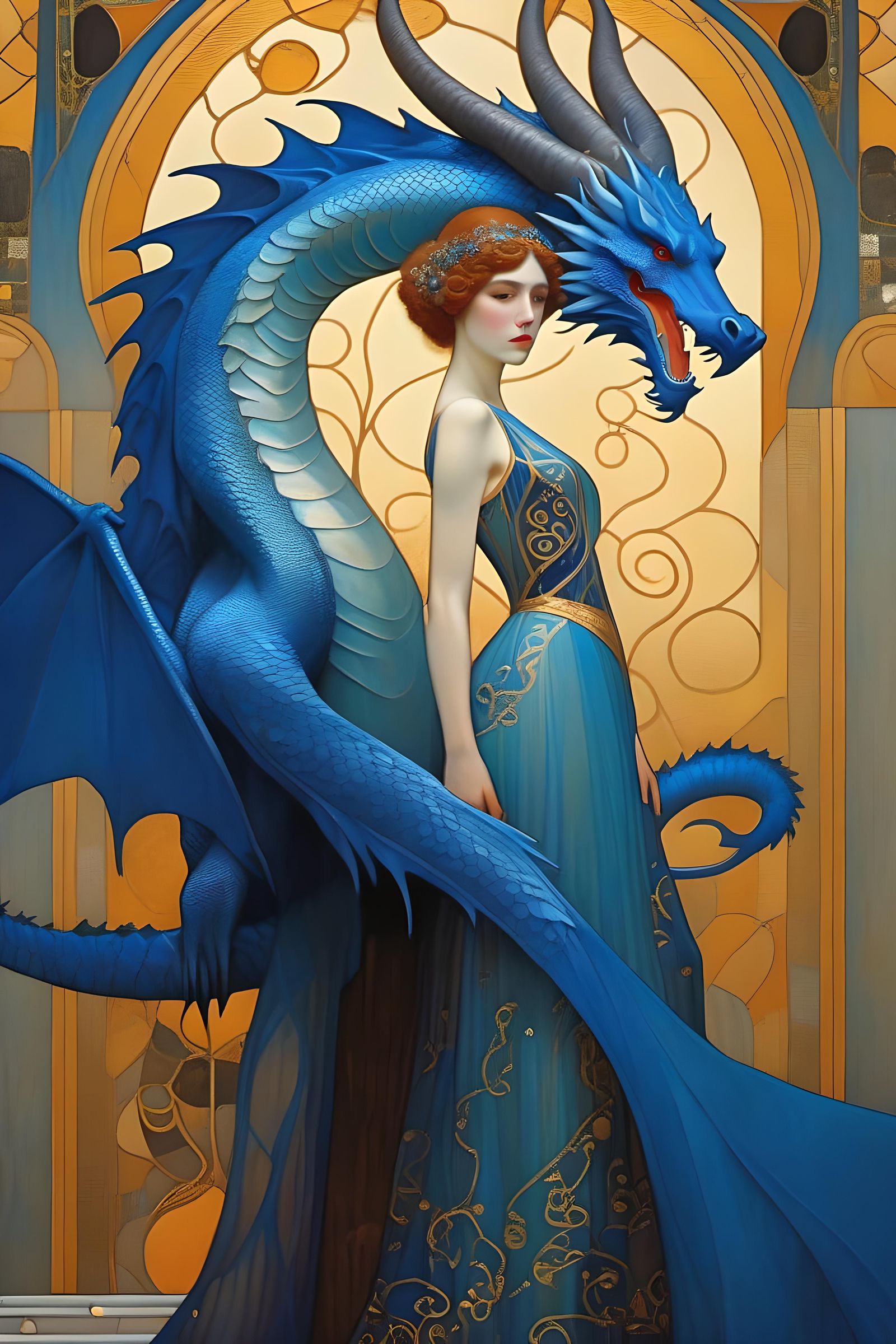 Blue Dragoness