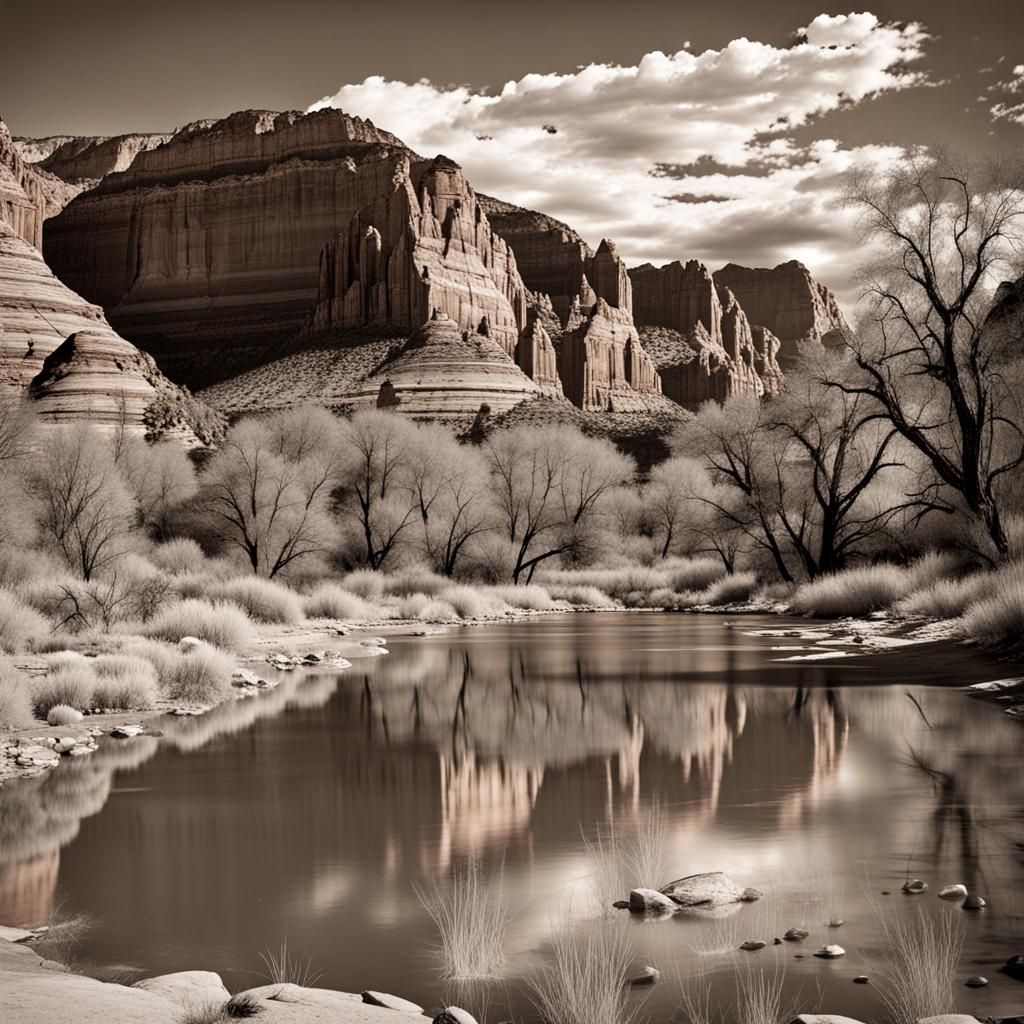 Part of the journey is discovery. There is an old ghost town...