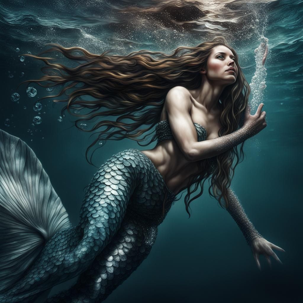 A mermaid - AI Generated Artwork - NightCafe Creator