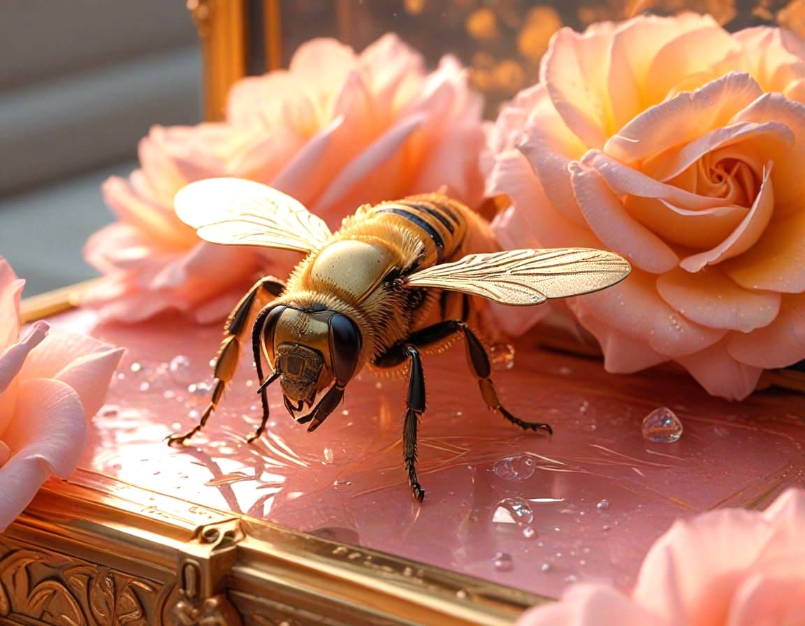 Bees are beautiful.  by @Patricia Maffezzini