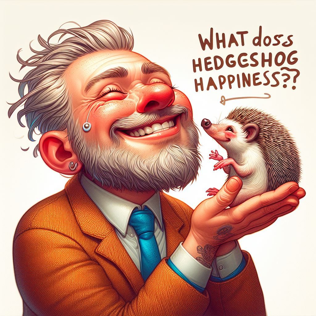 What does hedgehog happiness look like?