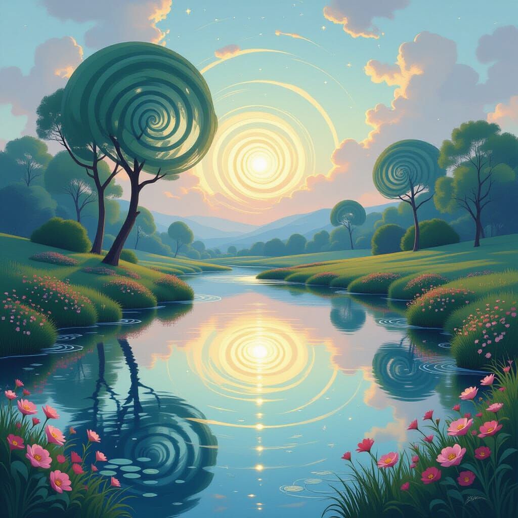 A serene pond