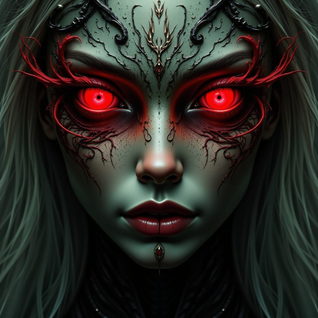 <lora:The Red Touch of Red:1.0> red eyes