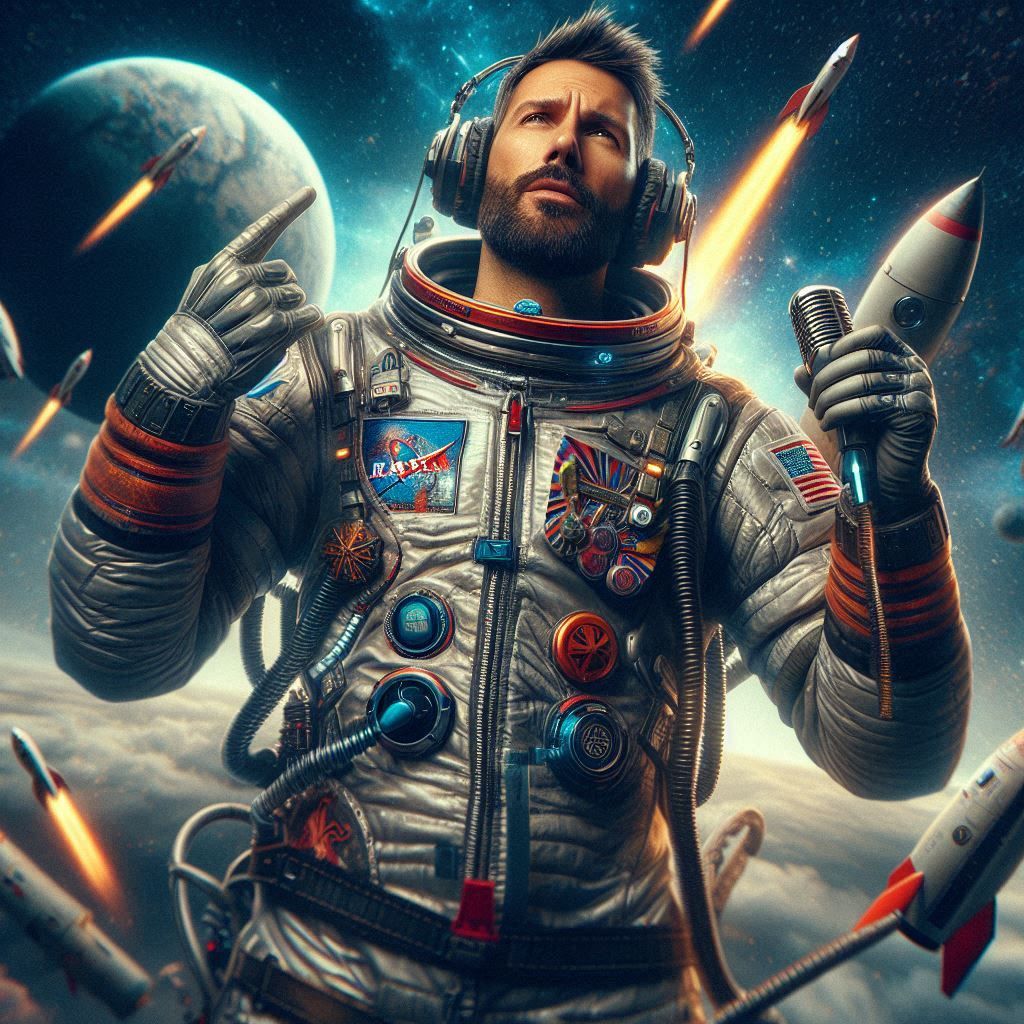 Spaceman, oh, I'm raving like a maniac