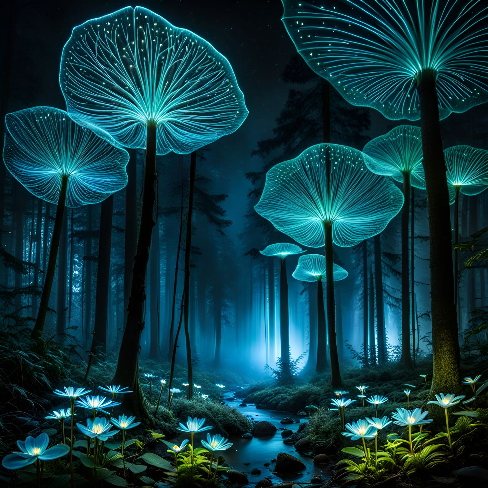 Extraterrestrial forest  by @Sat et Nehys