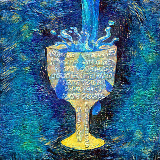My cup overflows with your blessings 