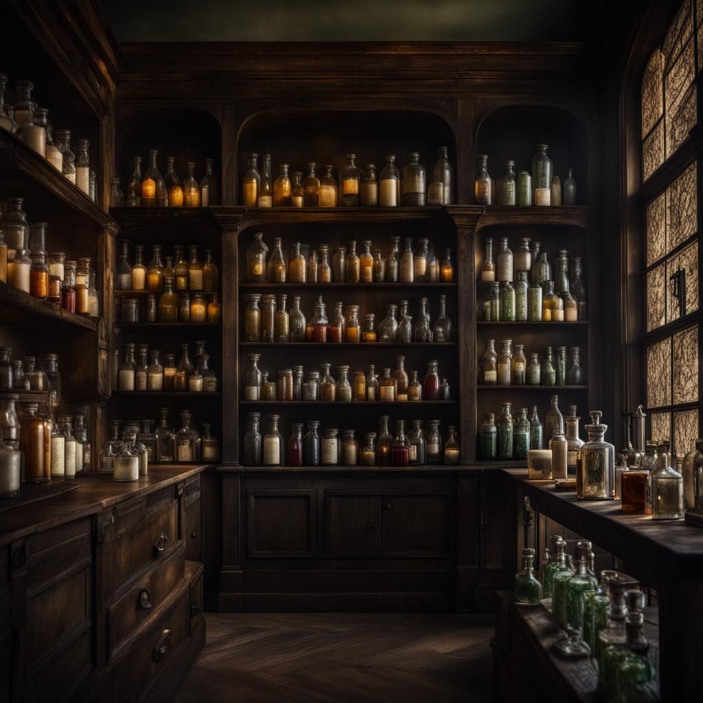 Apothecary Lab - Ai Generated Artwork - Nightcafe Creator