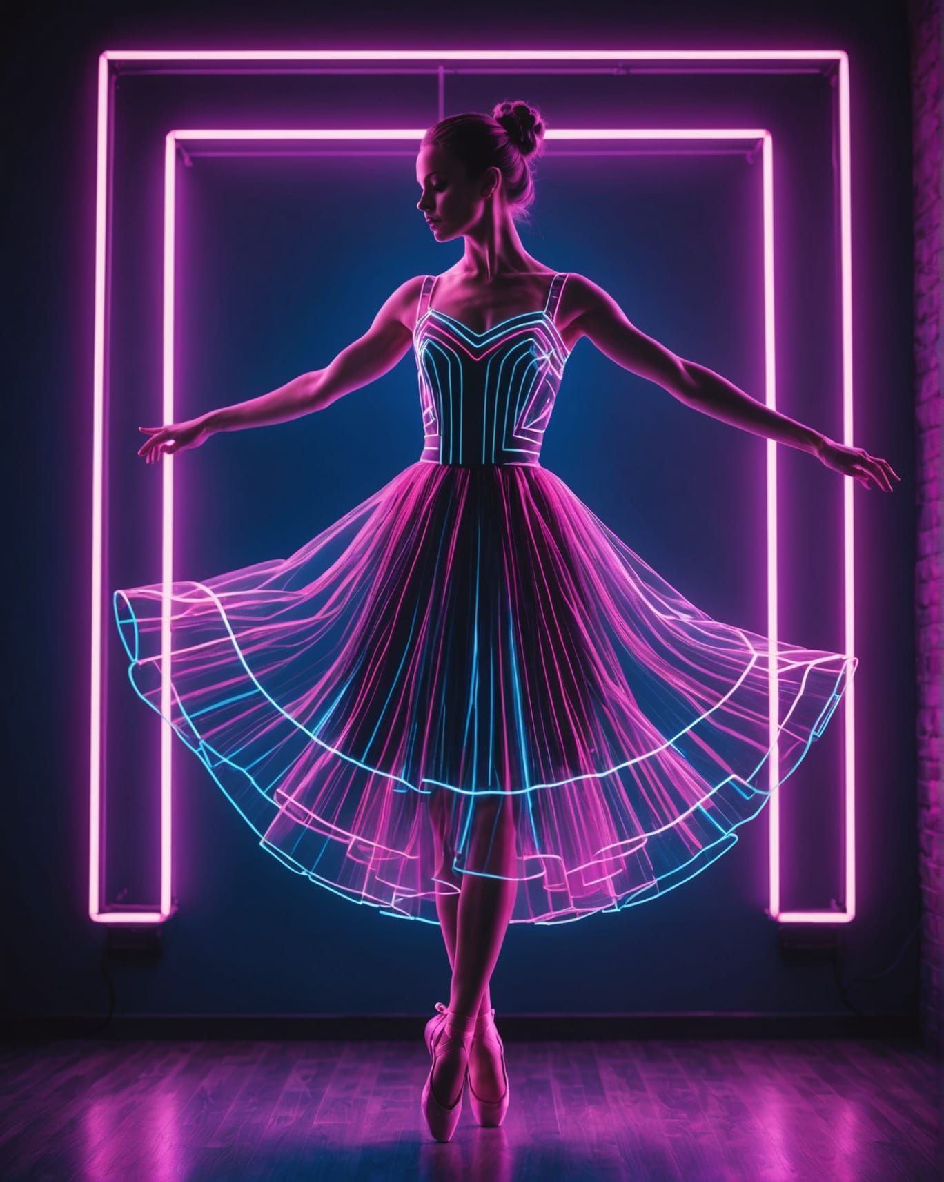 Neon Ballerina 1